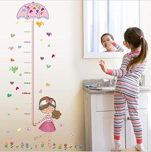Sk7043 Umbrellas Girl Wall Sticker