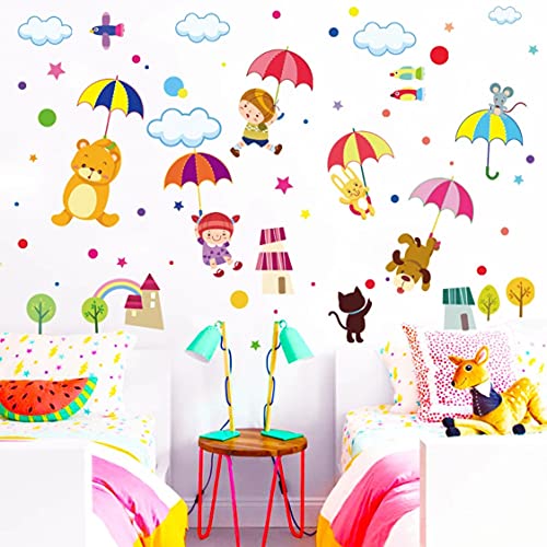 Cartoon Animal Diy Wall Sticker Children's Room Decoration Modern Art Mural Bedroom Living Room Wall Decoration Children's Room xl8217