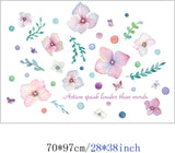 Sk7068 Beautiful Flowers Wall Stickers