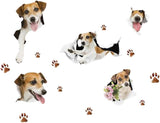 OSALADI Dog Wall Sticker Vinyl Removable Art for Living Home Decoration Wall Decals Wallpaper size 50x70 sk7117