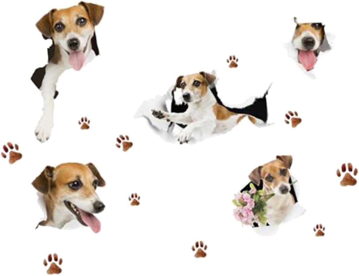 OSALADI Dog Wall Sticker Vinyl Removable Art for Living Home Decoration Wall Decals Wallpaper size 50x70 sk7117
