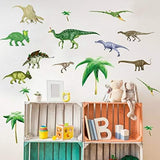 Green Dinosaurs Wall Stickers Boys Room Decor Decals Bedroom Decoration size 50x70 ncs0054
