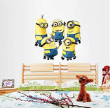 Diy Removable Wall Stickers Cartoon Minions Children Room Home Decor Wallpaper size 35x56cm nc1061
