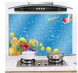 Kitchen Oil Proof Wall Sticker Heat Resistant Waterproof Self Adhesive Backsplash Cover for Kitchen Wall Protection