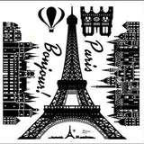 I Love Paris Eiffel Tower StickerDM570002