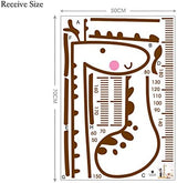 qiguch66 Art Poster Measurement Ruler Giraffe Mural Art Poster Scale Marker Compatible with Hallway size 50x70 dm570131