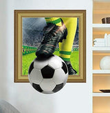 3D Football World Cup wall sticker bar restaurant bedroom Football Club decoration Wall Art Decal mm size 50x70 xh6245