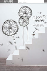 Dandelion DIY Wall Sticker Living Room Model AY937