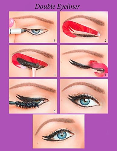 80 pcs Quick Eyeliner Stickies Stencil Sticker Eye Make up Tool ORIGINAL AU1 ssfrpks4h-9