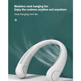 Portable Neck fan air Cooler &amp; Purifier... Adjustable 3 speed and Rechargeable (random color )