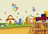 The Splash Vinyl Animals Wall Sticker,size 50x70 ay7039