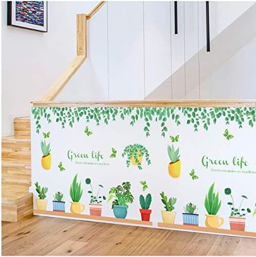 Fresh Potted Plants Wall Decal size 50x70 sk7195