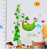 Green Bean Baby Height Growth Chart Wall Stickers Measure Decal Removable Kids Wall Decal Art Deco Baby Room Decoration Nursery size 60x90 ay845