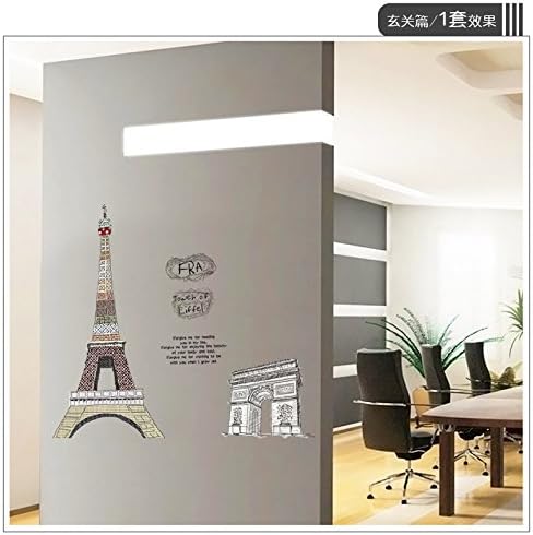 France Eiffel Tower Wall Sticker with quotes AY1930