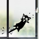3D Wall Sticker Cat、Cute Cartoon Animals Wallpaper Sticker Decoration School  Living Room Window Bathroom Toilet Refrigerator Kitchen Corridor Waterproof Sticker Poster size 25×43cm nc1209