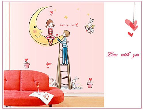 Oren Empower Love, Romance on Their Best Side Wall Sticker size 50x70 ay7066