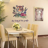 SK7056 Flat Wall stickers, Tiger feathers