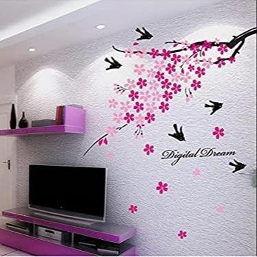 Bird and Flower Wall Sticker AY936