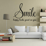 Family Words Smile Quotes Wall Sticker Poster Living Room Bedroom Wall Stickers Home Decoration Vinyl Wall Decals Quotes Sayings ize 58 × 45 cm dzr2110