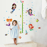 Height Measurement Fish Wall Sticker Decal Home Decor wall sticker size 60x90  sk9149 kids Sticker