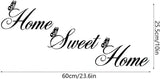 Sweet Home Proverb Wall Sticker Living Room Bedroom Wallpaper Decals Art Decor size 30x60 dzr2026