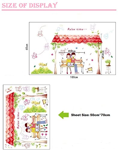 Oren Empower Multicolor PVC Vinyl Medium Wall Sticker size 50x70 xls7085