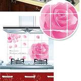 Kitchen Oil Proof Wall Sticker Heat Resistant Waterproof Self Adhesive Backsplash Cover for Kitchen Wall Protection