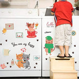 Cat Stickers, Wardrobe, Refrigerator, Door, Crib, Kindergarten, Decorative Wall Stickers , 2724656861324