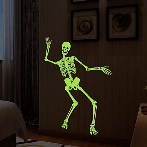 Halloween bar decoration stickers can be removed from the green ABQ9637 wall stickers