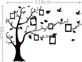 WJNY Picture Frame Set,Frame Black Tree Wall Stickers, 7-Pack Picture Frame Collage Picture Frame Wall Gallery Kit For Wall And Home, 6 Colors (Color : Style C)