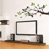 Corner Branch and Birds' Wall Sticker Jm8168