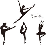 Wall Sticker Ballet Steps Living Room Bedroom Music Classroom Dance Training Decoration