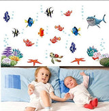 Ays617 Finding Nemo Among Colorful Coral Reef Under the Ocean Wall Decal