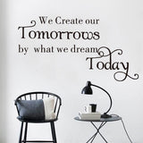 TBOP Home English Letters Creative Wall Stickers for Home Decor size 20x60 Dzr2006