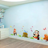 Panada Pig Bee Bird Animals Wall Stickers XL8079
