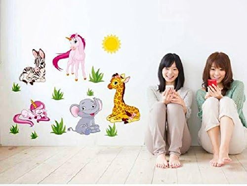 Cartoon Animals Wall Wall Stickers  Ncs008