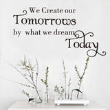 TBOP Home English Letters Creative Wall Stickers for Home Decor size 20x60 Dzr2006
