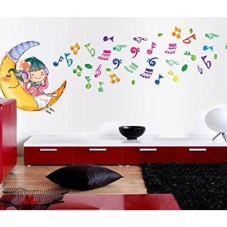 Peninsula Liangpin DIY Seamless Wall Sticker-Moon Girl  size 50x70 xy8117
