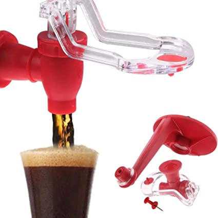Cold Drink Dispenser Stand with Tap | Bottle Beverage Dispenser Stand with Tap/Plastic Bottle Dispenser Fountain for Cold Drink &amp; Fizz Saver | Party Bar Buffet Dispenser for Home,Picnic/