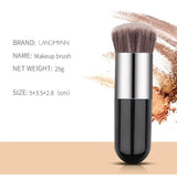 Chubby Pier Foundation Brush Flat Cream Makeup Brushes Professional Cosmetic Makeup Brush - 1 Pcs