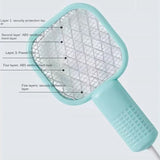 Mini USB Electric Mosquito Racket, Rechargeable Summer Fly Swatters Trap, Mosquito Swatter UV Light Sharp Sparking ( random color)