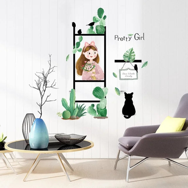 Inkjet Removable Wall Stickers Home Children's Room Interior Wall Stickers size 50x70 xls7246