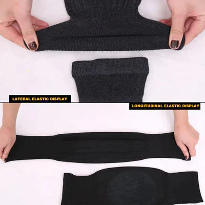 (Pair)Unisex Women Men’s Cashmere Wool Knee Brace Pads | Winter Warm Thermal Knee Warmers Velvet Knee Protector (Random Color)