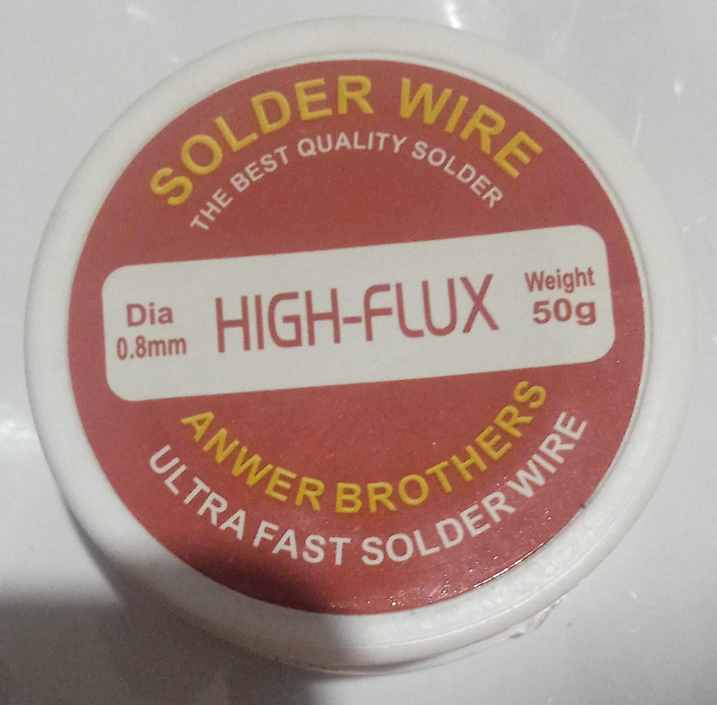 Soldering Wires Pack Of 2pc 50g 0.8mm With Flux Rosin Core