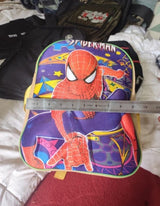 Spider-Man Kids School Bag – 12-Inch Cartoon Backpack for Boys | Nursery & Preschool Lightweight School Pack