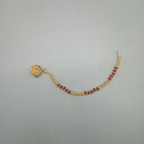 Nose Rings Gold Copper Bhaubhali style Clip On Nose Ear Chain For Women Girl