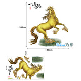 3D horse wall stickers size 60x90  ay9263