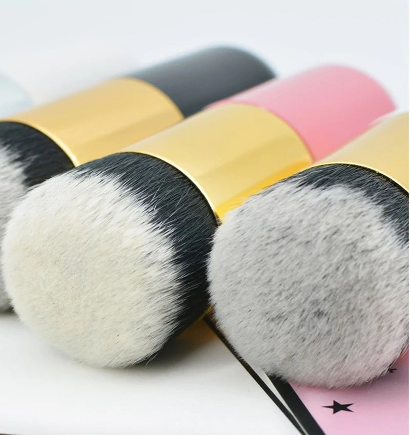 Chubby Pier Foundation Brush Flat Cream Makeup Brushes Professional Cosmetic Makeup Brush - 1 Pcs