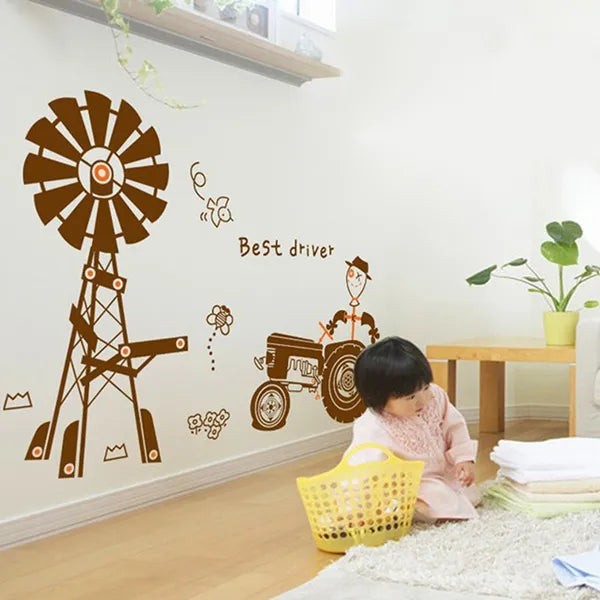 AY6038 Wall Sticker Baby Kids Children Room Art Wall Decal Wall Decorations Living Room