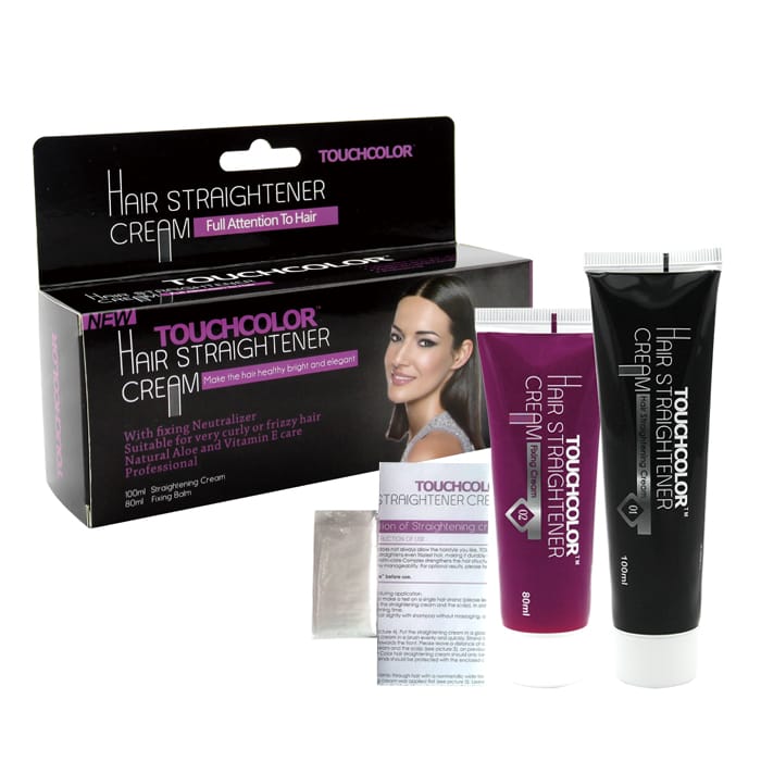 Touchcolor Hair Straightener Gentle Moist And Supple Fushun Short Tempered Mild Ingredients Repair Hair Quality Natural Roll - 100+80ML